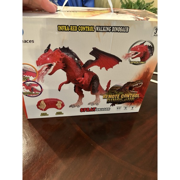 Remote Control Dinosaur, Betheaces Remote‎ Control Red Dragon Toy - Picture 1 of 4
